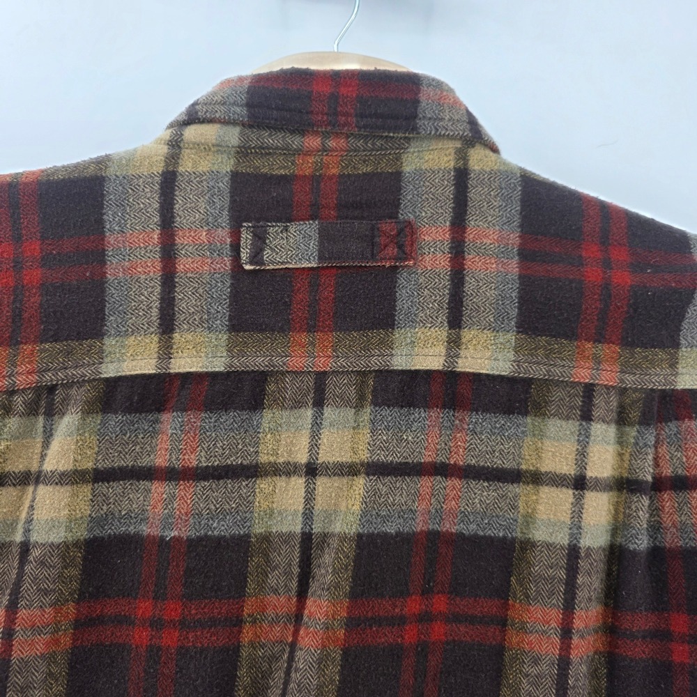 Woolrich Oxbow Bend Flannel 6111 Heavyweight Cotton Men's XXL Button Long Sleeve - Picture 9 of 11